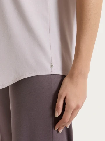 Top con spalla larga in Voile Stretch DS25S2 SPHINX