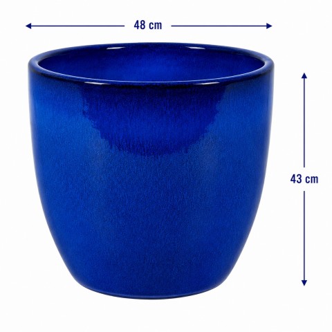 VASO CERAMICA SHANGAI L D48X43H VIOLA