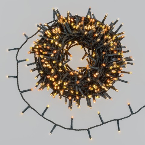 CATENA LINEARE CON 600 LED MULTI BIANCO CALDO 79984