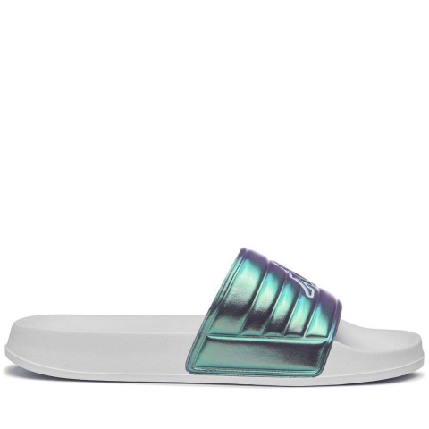 CIABATTE DONNA NOLES SP 35226TW WHITE-VIOLET DK PURP