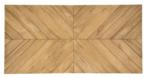 TAVOLO PALMDALE RETT 200X100 CARBON
