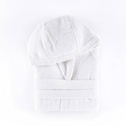 LIVING ACCAPPATOIO CON CAPPUCCIO IN SPUGNA VIA ROMA, 60 SA0067 BIANCO