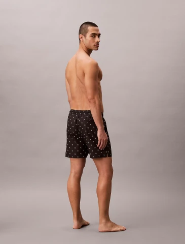 COSTUME DA BAGNO UOMO N61027 CALVIN KLEIN DIAMOND LOGO BLACK