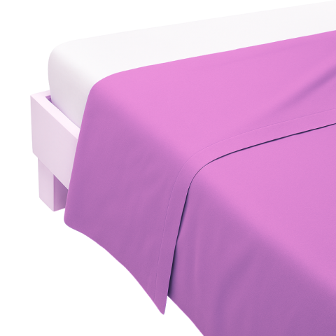 SUGAR LENZUOLO SOPRA 1PZ TINTA UNITA FUXIA
