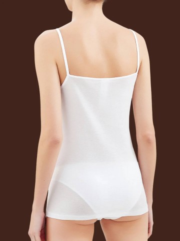 TOP NATURAL SPALLA STRETTA RAGNO 02819E BIANCO