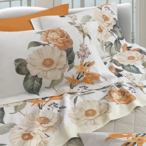 Completo Lenzuolo Matrimoniale Nina VANIGLIA