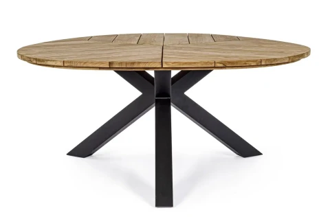 CARBON PALMDALE TAVOLO TONDO diametro 160cm 0804739 BIZZOTTO