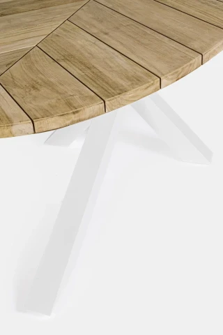 PALMDALE TAVOLO OVALE BIANCO 240x110cm RT01 BIZZOTTO