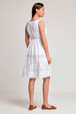 PONZA ABITO DONNA DAVID DB26-008 WHITE