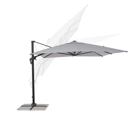 OMBRELLONE BRACCIO LATERALE VEGA 3X3MT ANTRACITE-GRIGIO 0795867