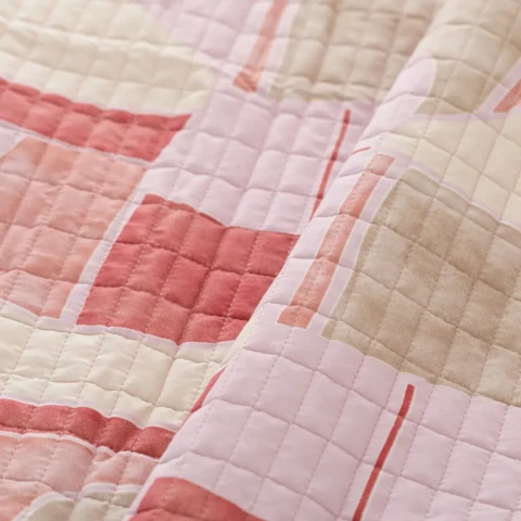 TEREN QUILT STAMPATO 1P 1/2 LE0943 ROSA
