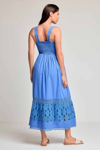 BALI ABITO DONNA DAVID DB26-009 BLUE