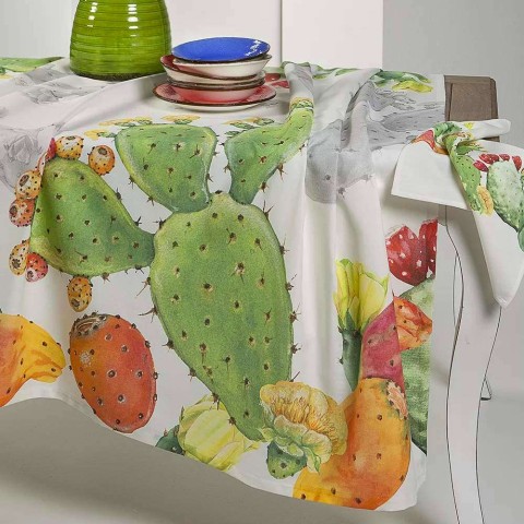 SERVIZIO TAVOLA RADICI 150X180CM RANDI FICO D'INDIA