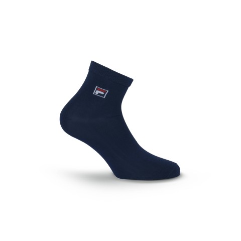 CALZA QUARTER UNISEX COTONE 3PZ F1763 321 BLU NAVY