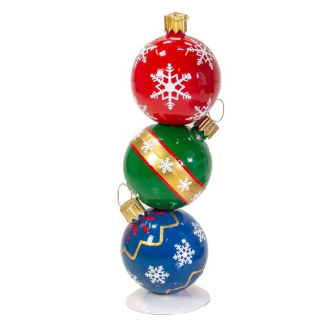 SFERA METALLO TRIO ROSSO/VERDE/BLU H103 638864