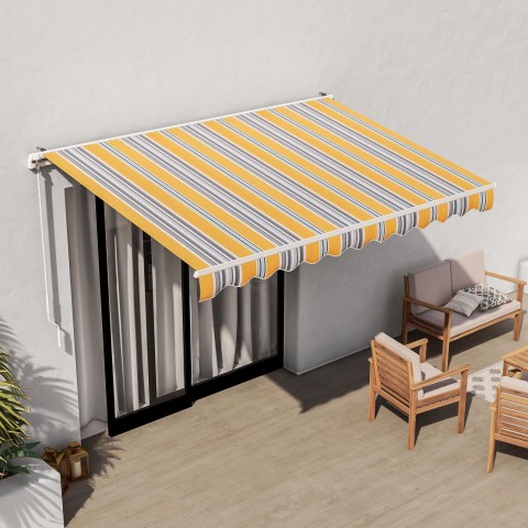 TENDA DA SOLE NAXOS 290X290CM ROSSO