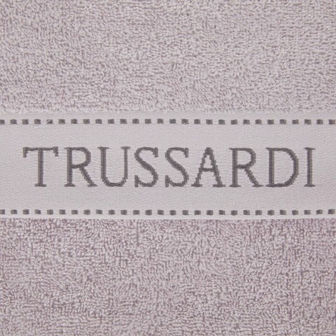 RIBBON TELO BAGNO TRUSSARDI GRIGIO PERLA