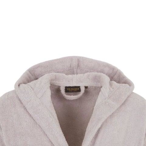 RIBBON ACCAPPATOIO IN SPUGNA UNISEX TRUSSARDI GRIGIO PERLA