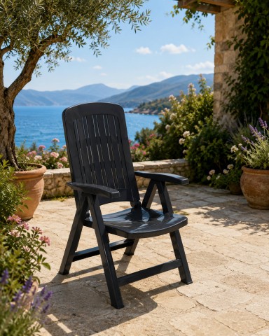 SEDIA RECLINABILE CARMEN ILBLUGARDEN MADE IN ITALY