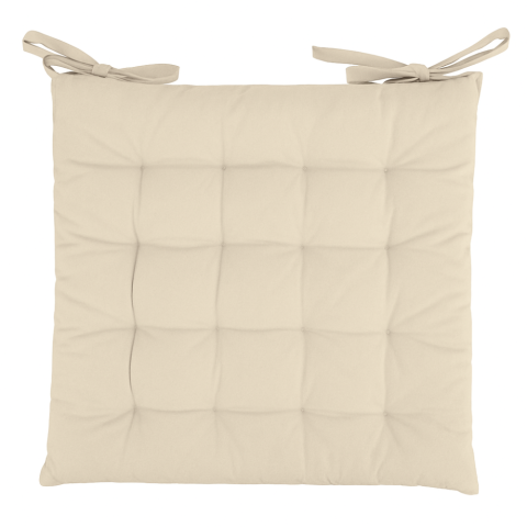 CUSCINO SEDIA 40X40 CM IDROREPELLENTE ESTÉ GALILEO ECRU'