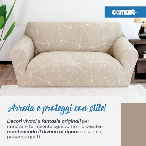 COPRIDIVANO FASHION 4 POSTI COMART DIS.7