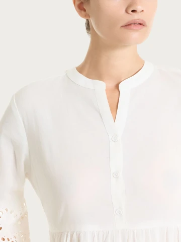ABITINO DONNA COLLO COREANA DS91DG BIANCO