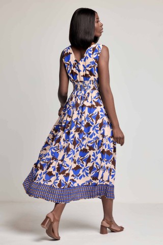 BLYTHE SLEEVELESS DRESS DB26-086 MULTICOLOR