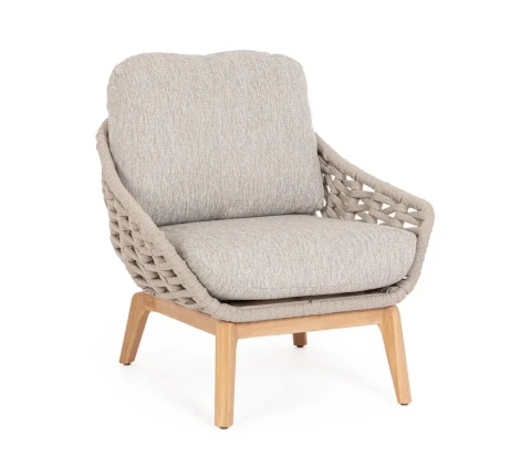 POLTRONA CON CUSCINO TAMIRES BEIGE 0660601