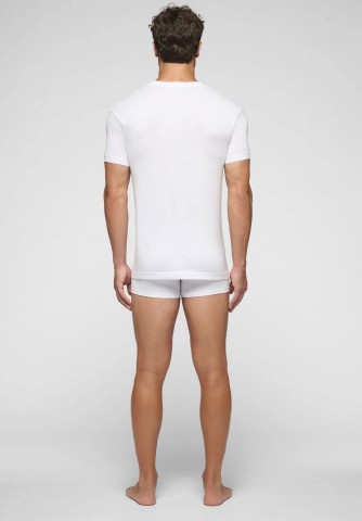 MAGLIA COT.MM SC.V 1305/5305 UOMO BIANCO