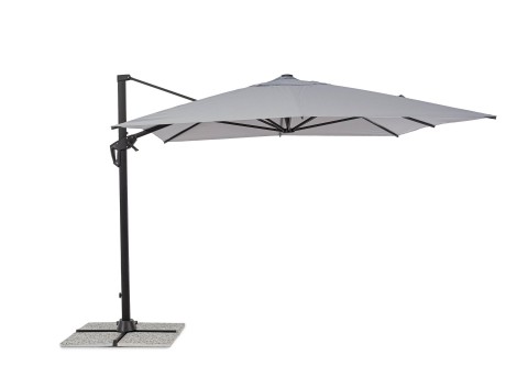 OMBRELLONE BRACCIO LATERALE VEGA 3X3MT ANTRACITE-GRIGIO 0795867