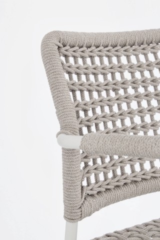 SEDIA CON BRACCIOLI RAJADA BIANCO 0666031