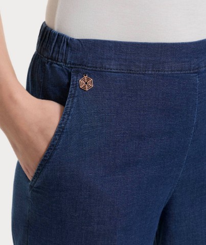 Jeans a gamba dritta con tasche in Super Light Denim DS87PP RAGNO INDIGO