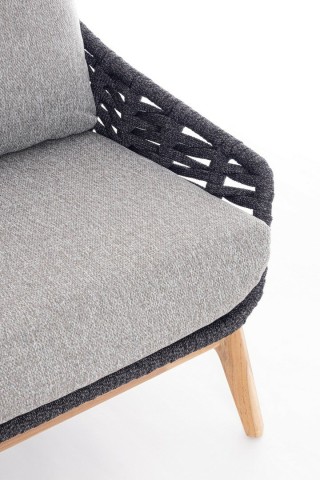 DIVANO 2-3P CON CUSCINI TAMIRES ANTRACIT 0660607