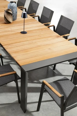 CAMERON TAVOLO ALLUNGABILE 253/319/384X110 ANTRACITE BIZZOTTO