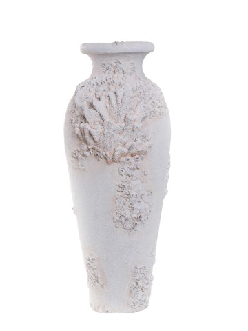 ANFORA CONCHIGLIE E CORALLI 37XH.83CM