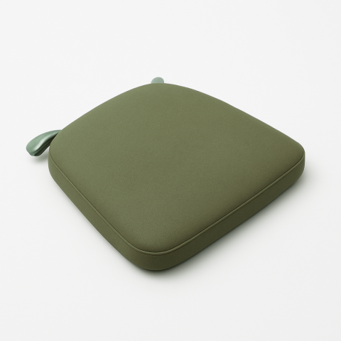 CHIAVARINA CUSCINO COPRISEDIA CVRN P317 COLORATO VERDE OLIVA