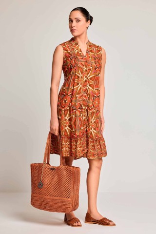ZINNIA BEACH SHOULDER BAG DB26-B02 ORANGE