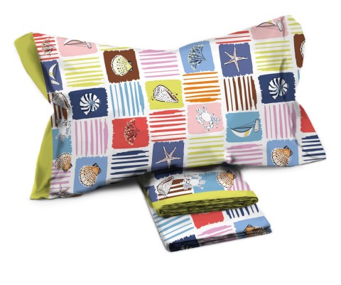 COMPLETO LENZUOLA VENERE 26 SINGOLO NOVIA MULTICOLOR