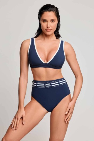 BRIDGET TRIANGLE BIKINI DA26-015 NAVY BLU
