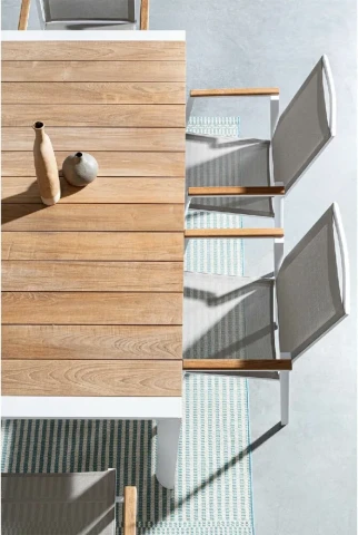 CAMERON TAVOLO 180X90 BIANCO 0663398 BIZZOTTO