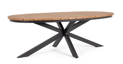 TAVOLO ZELMAR 218X115 ANTRACITE YK13 0663791