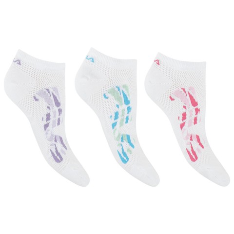 CALZA INVISIBILE DONNA FILA 3PZ F6150 WHITE