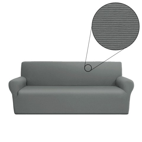 YES COPRIDIVANO ELASTICIZZATO 4 POSTI LINEAORO GREY