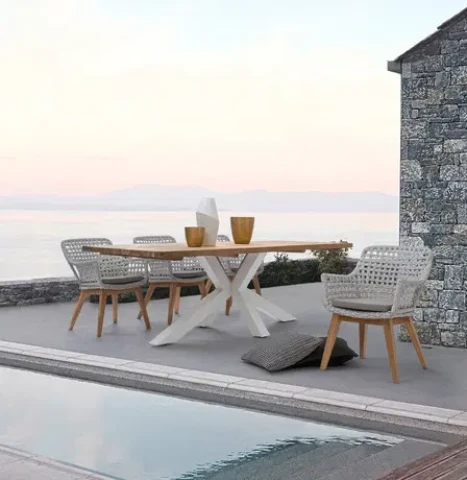 RAMSEY TAVOLO BIANCO 240x100cm 0804456 BIZZOTTO