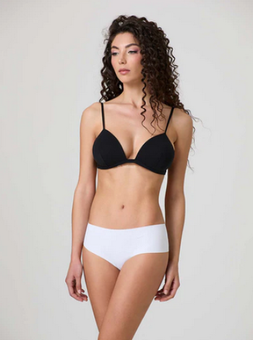 PANTY TAGLIO LASER CONFEZIONE 6 PZ JADEA 8003 BIANCO
