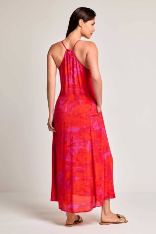 MIRI ABITO LUNGO DONNA DB26-067 MULTICOLOR
