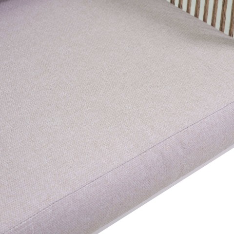 ANNISTON SALOTTO 3POSTI BIANCO/CORDA NATURALE