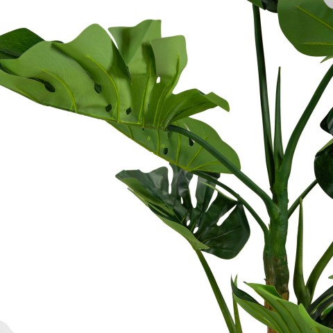 PIANTA ARTIFICIALE PLASTICA MONSTERA H180