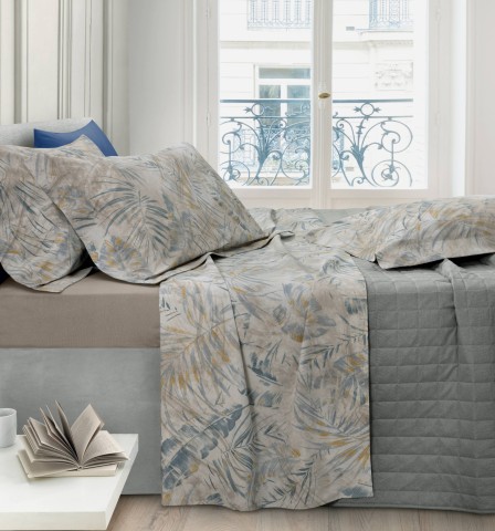 Completo Lenzuolo Matrimoniale Drymos Gabel CONCHIGLIA