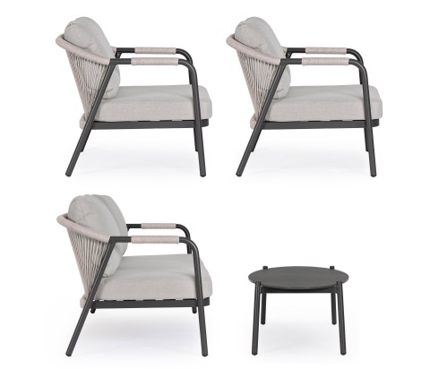 SET4 SALOTTO C-C MIRAVET ANTR JA60/KHAKI 0666133